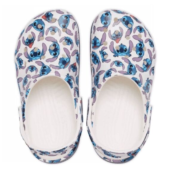 CROCS Stitch Clogs Kids Size 9 / C9 Lilo & Stitch Disney NWT Boys Girls NEW - Picture 1 of 9